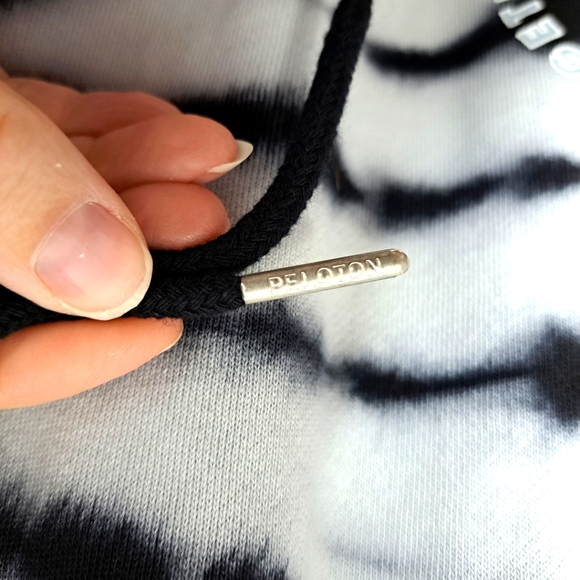 Peloton Black and White Tie-Dye Joggers - Picture 8 of 10